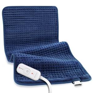 lot 7842 image: Comfytemp Extra Large Heating Pad for Back and Period, 33ftftx 17ftft King Size, FSA Eligible Items Only List, HSA Approve Electric XL Heated Pad for ShoulderNeckKnee, Small Lap Blanket, Washable (Blue)