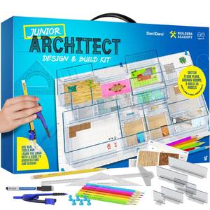 lot 7878 image: DanandDarci Architecture Kit for Kids - 8 9 10 11 12 Year Old Girl Gifts - Boys Toys Age 8-10 - STEM Toys for Ages 8-13 - 12 Year Old Boy Birthday Gift for Girls - Architect Home Model Kit