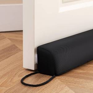 lot 7904 image: Sunolga Water Resistant Door Draft Stopper Blocks Hot and Cold Air with Removable Washable Cover for Bottom of Door, All-Season Seal for Wind, Door Sweep for Gaps Up to 3, Home Essentials, 36in, Blackin
