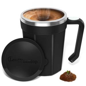 lot 8132 image: LeadYuantop Self Stirring Coffee Mug, 18 oz Automatic Magnetic Electric Mixing Cup Stainless Steel Travel Cup for Coffee, Chocolate, Milk, Tea, Office, Home, Kitchen (Deep Navy)