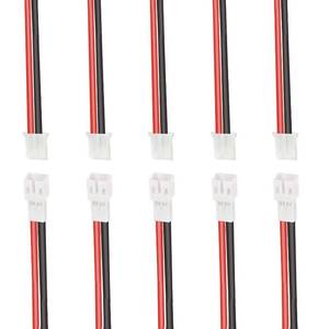 lot 8172 image: 5 Pairs Silicone JST-PH 2.0 Male and Female Connector Cable, SIMandNAT 10cm 20AWG Tiny Whoop Mini JST 2-pin connectors for Battery JJRC H67 H36 Blade Inductrix E010 E013