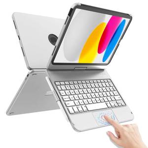 lot 8175 image: TaIYanG for iPad 10th Generation Case with Keyboard 10.9 2022 and 11th (A16) 2025, Touch Trackpad Keyboard Case for 1110th Generation-360° Rotate,Pencil Holder, Keyboard for iPad 10th Gen, Grayin