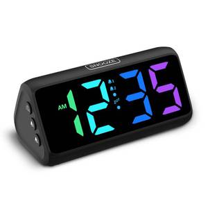 lot 8202 image: Netzu Loud Alarm Clock for Heavy Sleepers, RGB Alarm Clocks for Bedrooms Seniors Kids, Plug in Digital Clock with 5 Dimmers, 2 Alarms, 4 Volumes and Snooze