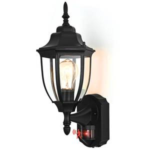 lot 11984 image: odorpower Porch Lights Outdoor Motion Sensor Wall Sconce Anti-Rust Aluminum, Exterior Outdoor Wall Lights Dusk to Dawn Porch Light Fixture Wall Mount for House Outside Patio