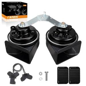 lot 12122 image: FARBIN Car Horn Fit for 2015-2023 Ford Mustang, Ford Focus Electric Horn Assembly FR3Z-13832-G (for Ford Mustang 2015-2023)