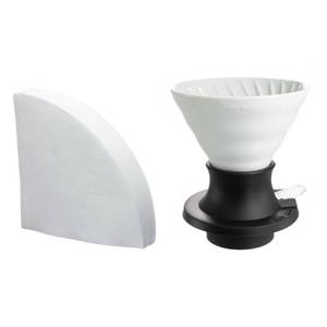 lot 12125 image: Hario V60 Ceramic Immersion Dripper Switchin, 200ml Whitein