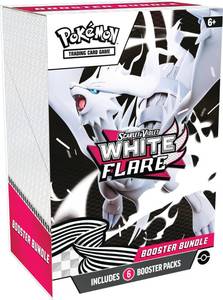 lot 12147 image: Pokemon TCG Scarlet and Violet 10.5 White Flare Booster Bundle Set