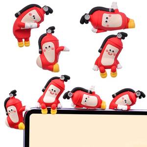 lot 12161 image: MuMyer Fire Extinguisher Figurine Computer Monitor Decor, 4PCS Cute Mini Resin Fire Extinguisher Statues for Car Dashboard, Funny and Creative Office DeskTVPhoto Frame Decorations