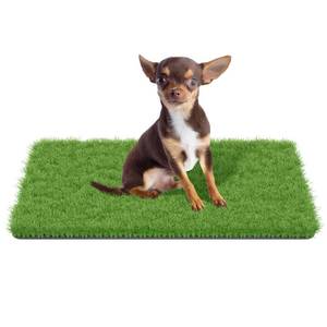 lot 12188 image: MAYSHINE Fake Grass for Dogs, Artificial Turf Grass Indoor Outdoor, Mat for Dogs Soft Blades, Cesped Artificial for Patios, Dog Astro Turf for Balcony, Quick Clean, Easy Rinse Patio Rug, 29.5x17inin