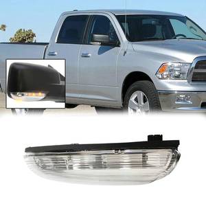 lot 12239 image: fitfoyo Front Mirror Turn Signal Puddle Light for Dodge Ram 1500 2009-2018,Side Marker LED Light Lamp Assembly for Ram Replace 68064949AA48AA (Right (Passenger) Side)