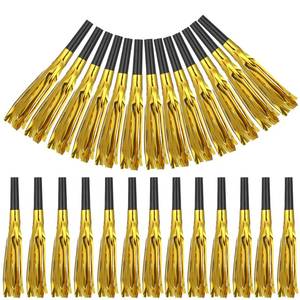 lot 12258 image: 24 PCS Gold Glitter Noise Makers, Metallic Fringed Party Blowers Party Noise Makers for Adults Birthday Graduation Sporting Events New Years Parties Favor Decoration Supplies