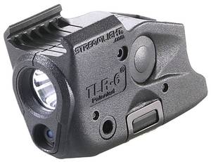 lot 14336 image: Streamlight 69290 TLR-6 100-Lumen Tactical Weapon Light with Integrated Red Aiming Laser Designed Exclusively and Solely for Select Glock Railed Handguns, Black
