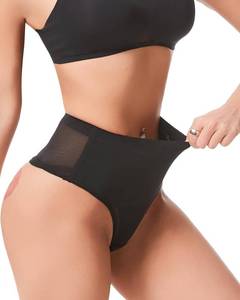 lot 14340 image: Aintmax Tummy Control Thong Shapewear Underwear for Women Low Rise Seamless Body Shaper Girdle Compression Panties