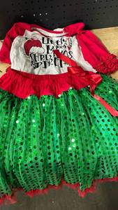 lot 14352 image: Christmas Spirit Tutu Dress Outfit size 12 years