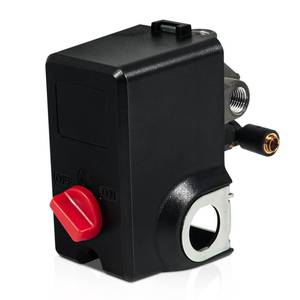 lot 14393 image: AUTOBABA Pressure Switch Compatible with Condor MDR 1111 EA 26 AMPS 120240 Volts 120-155 PSI 4 Port with Bleeder 220 Volts 110 Volts