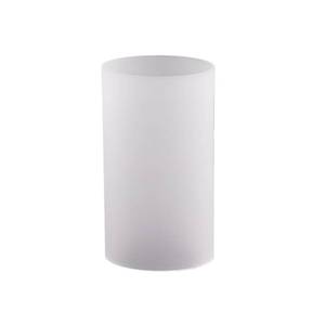 lot 14415 image: WGVI Hurricane Candle Holder Sleeve, W 4, Ht 8in, Frosted Glass Cylinder Open Both Ends, Chimney Tube Shade, 1 Piecein