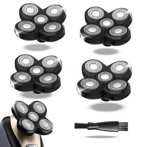 lot 14418 image: OXSITO Pro 5 Replacement Blades for Freebirds Flexing Series Bald Head Shavers, Blades Refills with Precision and Comfort Shave(Pack of 4)