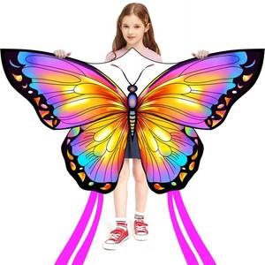 lot 14429 image: HONBO Butterfly Kites for Kids and Adults, Easy to Fly for Beginners, Each Kite with 300ft Line Handle,Beginner Kite for Kids Ages 4-8,Beach Kites for Outdoor Activities and Family Trip(Pink)