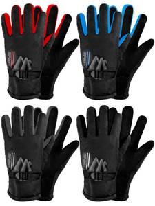 lot 14437 image: Geyoga 4 Pairs Winter Kids Ski Gloves Boys Girls Windproof Waterproof Warm Snow Gloves for Children Toddler Snowboard(Cool Style,10-14 Years)