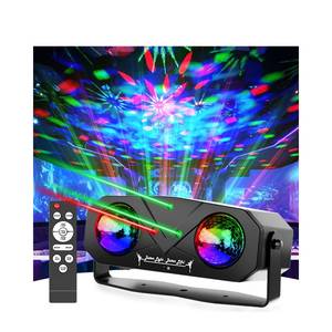 lot 14443 image: Disco Ball Light,Party Disco Strobe Ocean Star Projector Dj Dance Light Sound Activated with Remote Control Stage Rave for Parties Bar Birthday Wedding KTV Christmas Halloween Dancing Dcor