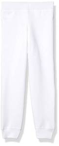 lot 14473 image: Hanes Girls Comfortsoft Ecosmart Jogger Sweatpants, White, X-Large US