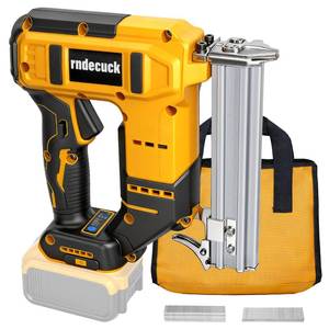 lot 17288 image: rndecuck Brushless Nail Gun Compatible with Dewalt 20V Max Battery (No Battery), 18 Gauge 2in1 Cordless Brad Nailer with 1000 Nails and 1000 Staples, Electric Staple Gun for Home, DIY, Woodworking