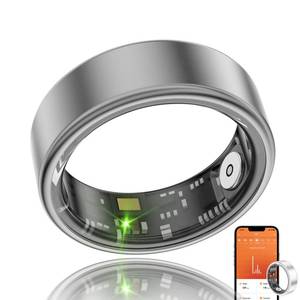 lot 18362 image: viohead Smart Ring Health Fitness Tracker, Size First with Sizing Kit, Activity and Sleep TrackerStressHeart Rate Monitor, Waterproof Smart Ring for MenWomen, No App Subscription (Black, 9)