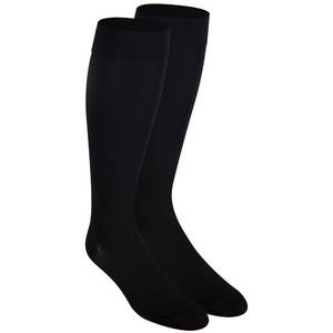 lot 18371 image: NuVein Medical Compression Stockings, 20-30 mmHg Support for Women and Men, Knee Length, Closed Toe, Black, Medium
