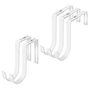 lot 18372 image: Yinsiskyer Adjustable Over The Door Hooks, Premium Metal Hooks for Hanging, Heavy Duty Door Coat Hangers and Towel Door Hangers, Cubicle Hook fits 1 38 to 3 12in Longer Panels for Wreathin