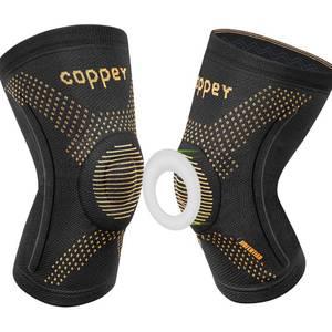 lot 20204 image: Copper Knee Braces for Arthritis Pain (2 pack)- Professional Knee Suppot with Side Stabilizers - Breathable Compression Sleeves for Pain Relief and Stability (Arthritis, Gym, Work)-(3X-Large)