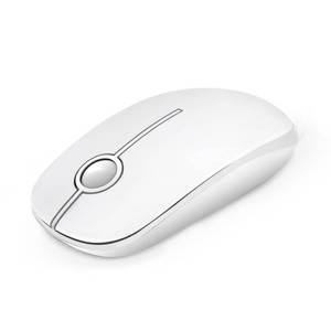 lot 20240 image: VssoPlor Wireless Mouse, 2.4G Slim Portable Computer Laptop Mouse with Nano Receiver Quiet Silent Optical Mice for Notebook, PC, Laptop, Computer-Pure White