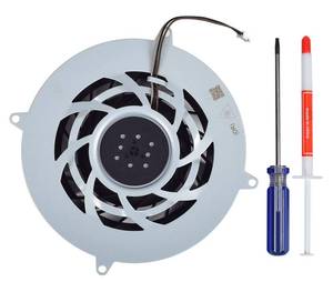 lot 20242 image: Replacement PS5 Slim Internal Cooling Fan, Internal Cooler Fan Replacement for Sony PlayStation 5 PS5 Slim Series 11541GS-12M-WB-01 with 19 Blades, for PS5 Slim ONLY