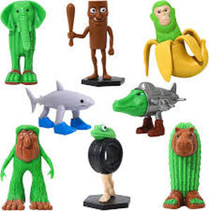lot 4212 image: Bag of small toy figures