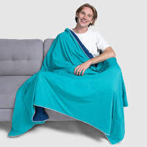 lot 7836 image: Teal Cooling Throw Blanket