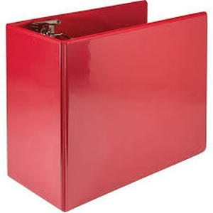 lot 7855 image: Red 3-Ring Binder 2Pk
