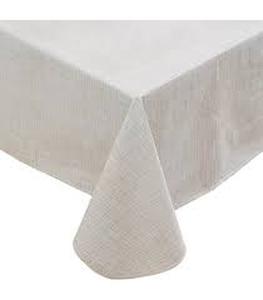 lot 8085 image: Cynthia Rowley White Oblong Tablecloth