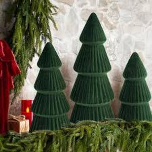 lot 11926 image: Joy Halo Modern Floating Christmas Tree Green Decoration