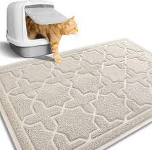 lot 11931 image: Yimobra Cat Litter Mat with Geometric Pattern