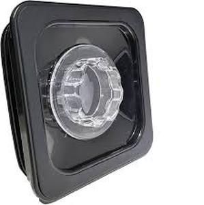 lot 11952 image: CRANDDI Replacement Lid with Filler Cap for Blender K80 and K85, Surrounded with Rubber Gasket, Plastic Lid and Center Cap, Black
