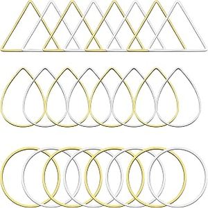 lot 12114 image: 240 Piece Earring Making Supplies Set - Gold and Silver