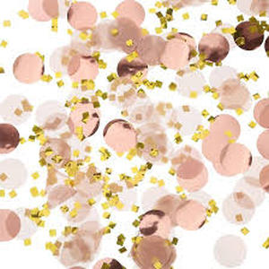 lot 12131 image: Rose Gold Confetti Mix