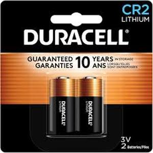 lot 12132 image: Duracell CR2 Lithium Battery 2-Pack