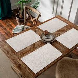 lot 13797 image: Hausattire Jute Braided Placemats - Set of 4