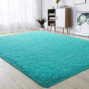 lot 13804 image: Turquoise Blue area rug