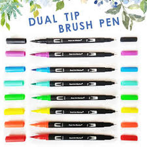 lot 14374 image: 12 Color Dual Tip Art pen Set