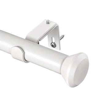 lot 1668 image: Heavy Duty Curtain Rods for Windows 66 to 120 Inches, 1 Inch White Curtain Rods for Bedroom, Living Room, Patio, Kitchen, Farmhouse, Adjustable Curtain Rods with Diamond Finials (White,66-120)