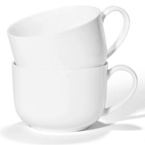 lot 1694 image: Gang Rinpoche Large Coffee Mugs, 24 oz Extra Bone China Mug, 45% Bone Content Oversized Coffee Cups ceramic for Tea, Porcelain Salad Lightweight Mugs for Cappuccino, Latte, Cocoa, Milk