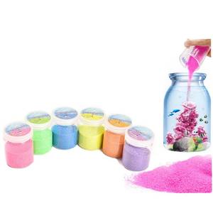 lot 1720 image: 12 Pack Magic Sand, 4lbs - Atlantis Sand, Fantastic Sand Never Gets Wet Magic Sand - Amazing Hydrophobic Space Sand,Colored Play Sand Toys for Kids & Adults - 6 colors