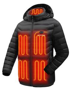 lot 2005 image: Venustas Unisex Dual-Control Heated Jacket, Water-resistant Heated Coat for Women and Men with Battery Included