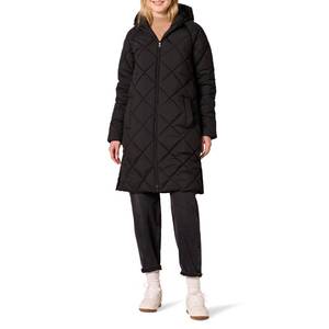 lot 2027 image: Amazon Essentials Womens Puffer Jacket, Heavyweight Diamond Quilted Knee Length Winter Coat, Black, Medium